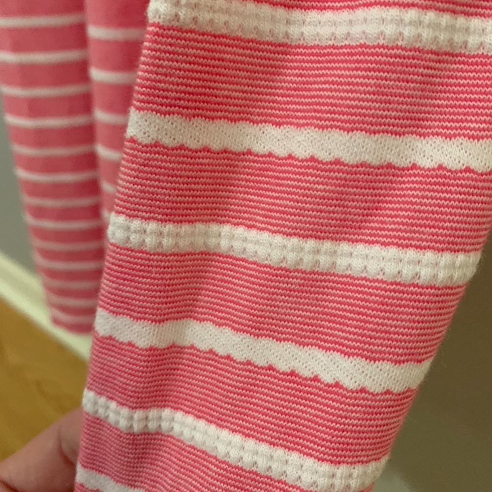 Sail to Sable Pink Stripe Maxi Dress Medium - Picture 5 of 6